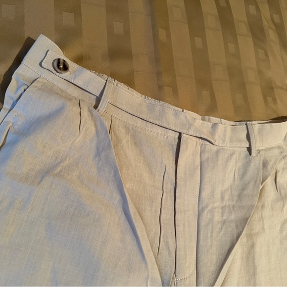 Men's Linen Cotton Beige Pants Size‎ XL. NEW - Picture 8 of 15